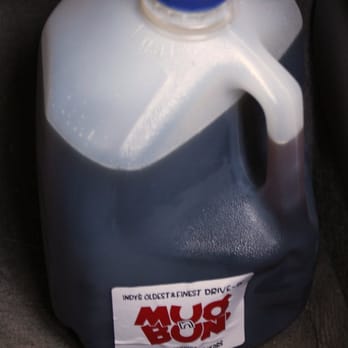 Mug n Bun - buy a gallon of root beer to take home! - Hot Dogs Near Me - Speedway, Indiana Mug n Bun - buy a gallon of root beer to take home! - Hot Dogs Near Me - Speedway, Indiana