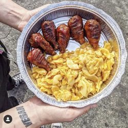 Leaf Over Beef - Vegan Smoked Wing Plate