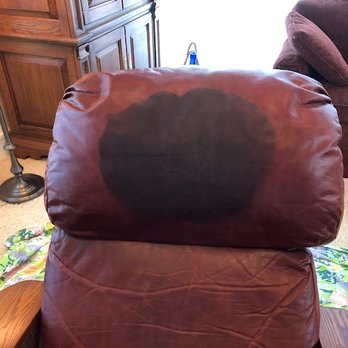 Prime Interiors - Frankie got this huge hair grease stain out of our chair. - Auto Detailing Near Me Prime Interiors - Frankie got this huge hair grease stain out of our chair. - Auto Detailing Near Me