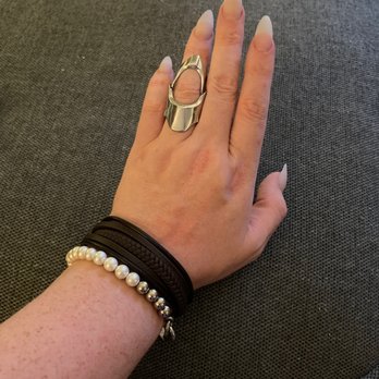 Sky Nails & Spa - Natural looking acrylic. With repairs, the work is over a month old. - Nail Salons Near Me - Huntington, West Virginia Sky Nails & Spa - Natural looking acrylic. With repairs, the work is over a month old. - Nail Salons Near Me - Huntington, West Virginia
