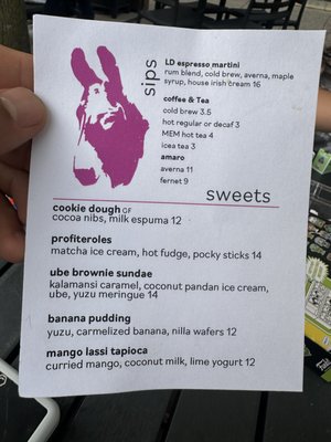 Menu photo 4 Little Donkey Cambridge, MA