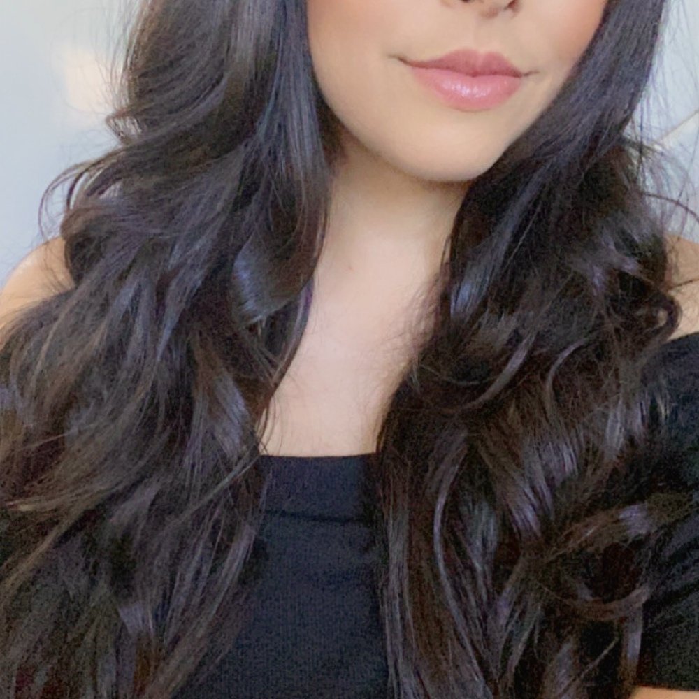 Ready for date night after getting my hair done