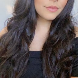 Ready for date night after getting my hair done