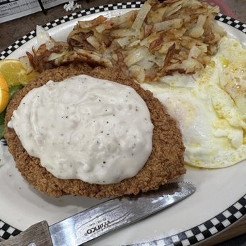 Black Bear Diner Fort Worth Alliance - BIGFOOT Chicken Fried Steak & Eggs* (2520-2580 cals.) - Diners Near Me - Fort Worth, Texas