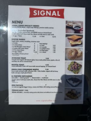 Menu photo 5 SIGNAL Coffee Roasters Alameda, CA