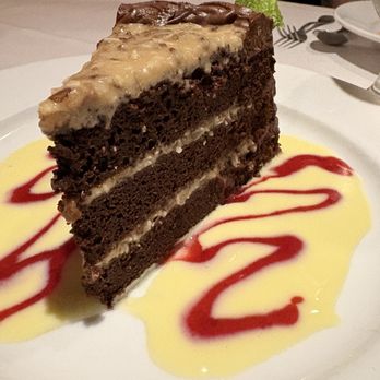 Lavendou Bistro Provincial - Very chocolately chocolate cake - the coconut only adds confusion... - French Near Me - Dallas, Texas Lavendou Bistro Provincial - Very chocolately chocolate cake - the coconut only adds confusion... - French Near Me - Dallas, Texas