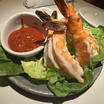 Gulfstream - Shrimp cocktail - you can't really see the remoulade, but I shocking liked the shrimp better with it than the normal cocktail sauce. - New American Near Me - Newport Beach, California Gulfstream - Shrimp cocktail - you can't really see the remoulade, but I shocking liked the shrimp better with it than the normal cocktail sauce. - New American Near Me - Newport Beach, California