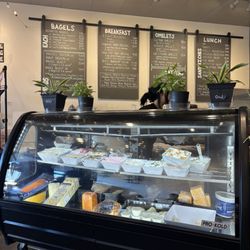 NY Bagel Cafe - Cream cheese fridge