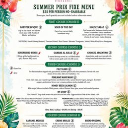 Prix Fixe Menu June 2026 Prix Fixe Menu June 2026