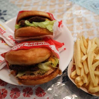 In-N-Out Burger - Double doubles with fries - Fast Food Near Me - The Colony, Texas