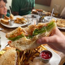 Thirsty Barrel Taphouse & Grille - Chicken bacon ranch with Buffalo sandwich