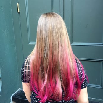 Cutler Soho - cool pink tips! - Hair Salons Near Me - New York, New York