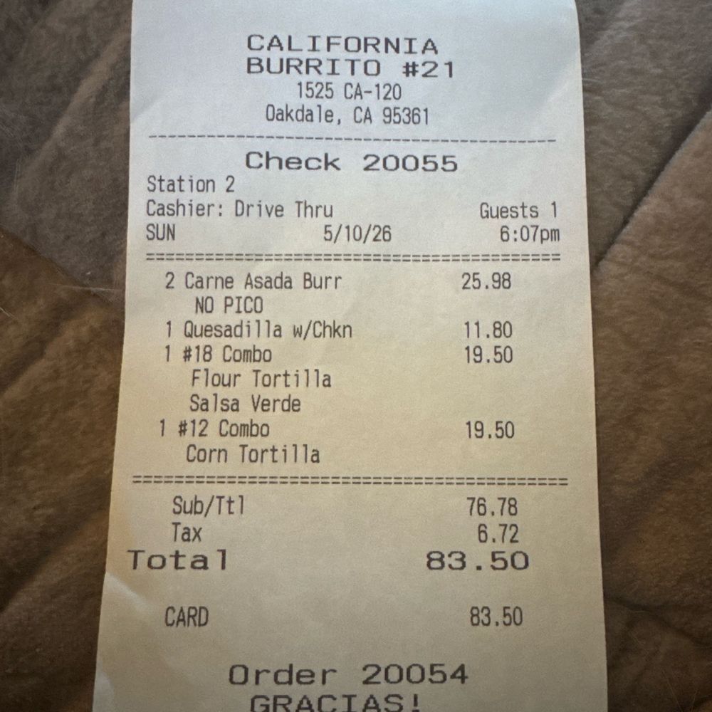 California Burrito - Breakfast & Brunch Near Me - Oakdale, California California Burrito - Breakfast & Brunch Near Me - Oakdale, California