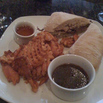 Tribeca Tavern - 12 hour short rib french dip and sweet potatoe fries and rum honey sauce - American Near Me - Cary, North Carolina Tribeca Tavern - 12 hour short rib french dip and sweet potatoe fries and rum honey sauce - American Near Me - Cary, North Carolina