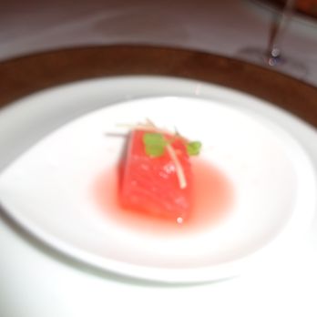 Wing Lei - Amuse Bouche of Watermelon with Ginger & Infused Herbs - Chinese Near Me - Las Vegas, Nevada