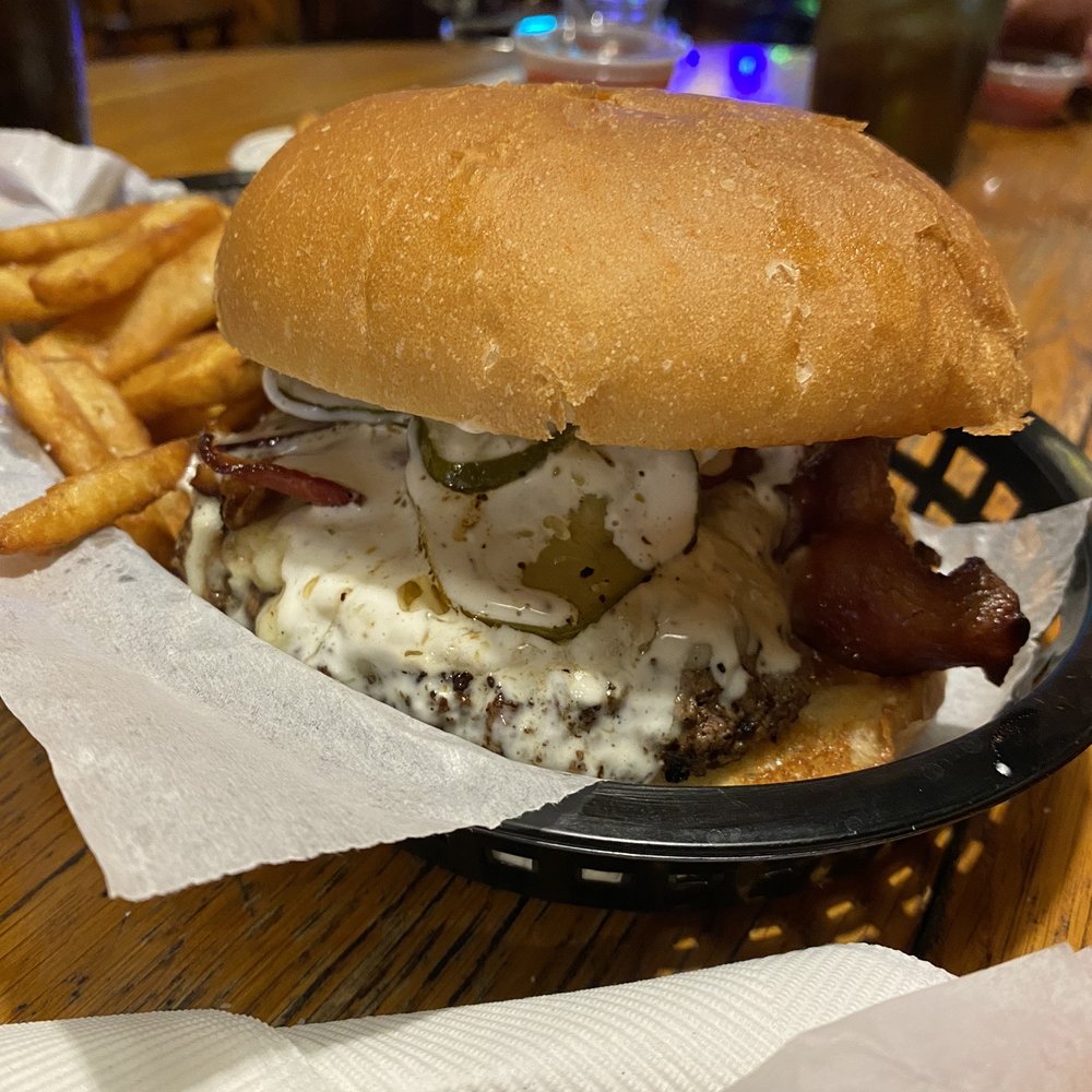 Pickle ranch bacon burger Pickle ranch bacon burger