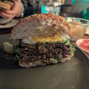 Tawan - Thai Holy Basil Burger and Fried Egg - Burgers Near Me - New York, New York Tawan - Thai Holy Basil Burger and Fried Egg - Burgers Near Me - New York, New York