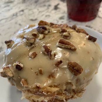 Parlor Doughnuts - Maple pecan layered doughnut! - Donuts Near Me - Evansville, Indiana