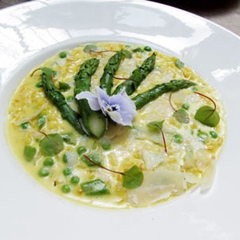 Pierreponts Cafe and Restaurant - Risotto Milanese with asparagus, green peas and parmesan shavings - Coffee & Tea Near Me - Goring-on Thames, RDG Pierreponts Cafe and Restaurant - Risotto Milanese with asparagus, green peas and parmesan shavings - Coffee & Tea Near Me - Goring-on Thames, RDG