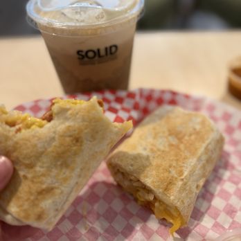 Solid Coffee Roasters - Longanisa Burrito - Coffee & Tea Near Me - Huntington Beach, California