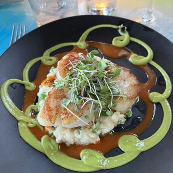 Geoffrey's Malibu - Pan seared scallops are cooked well and not overcooked. - Seafood Near Me - Malibu, California