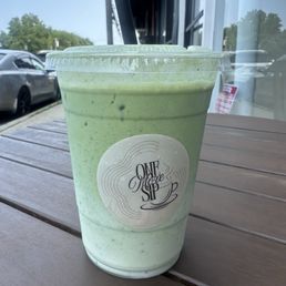 Iced vanilla matcha Iced vanilla matcha