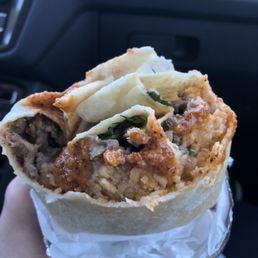 Carne Asada Burrito with Spicy Salsa Carne Asada Burrito with Spicy Salsa