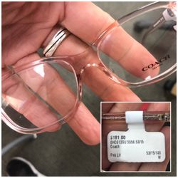 Target Optical - Coach clear plastic frames