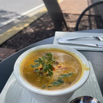 Carmen's Lunch Bar & Tapas - THAI YELLOW CURRY CRAB CHOWDER GF - Tapas Bars Near Me - Pensacola, Florida