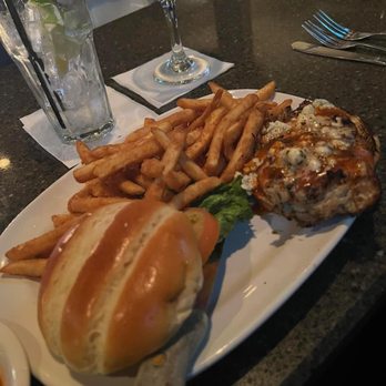 The Backyard Steak Pit - Grilled Buffalo Chicken Sandwich - Seafood Near Me - Gurnee, Illinois
