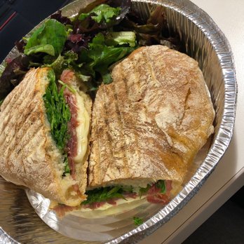 Fiat Cafe - Prosciutto, Mozzarella and Arugula Panini - Italian Near Me - New York, New York