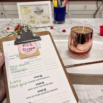 The Candle Studio - Luxa Rose Gold candle - Candle Stores Near Me - Beachwood, Ohio