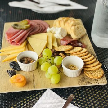 Arché Winery & Vineyard - Charcuterie includes local Fischer's meats & cheeses. Fabulous. - Wineries Near Me - Saint Jo, Texas
