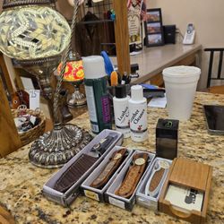 Leatherhouse - Some of the many quality products available at reasonable prices.