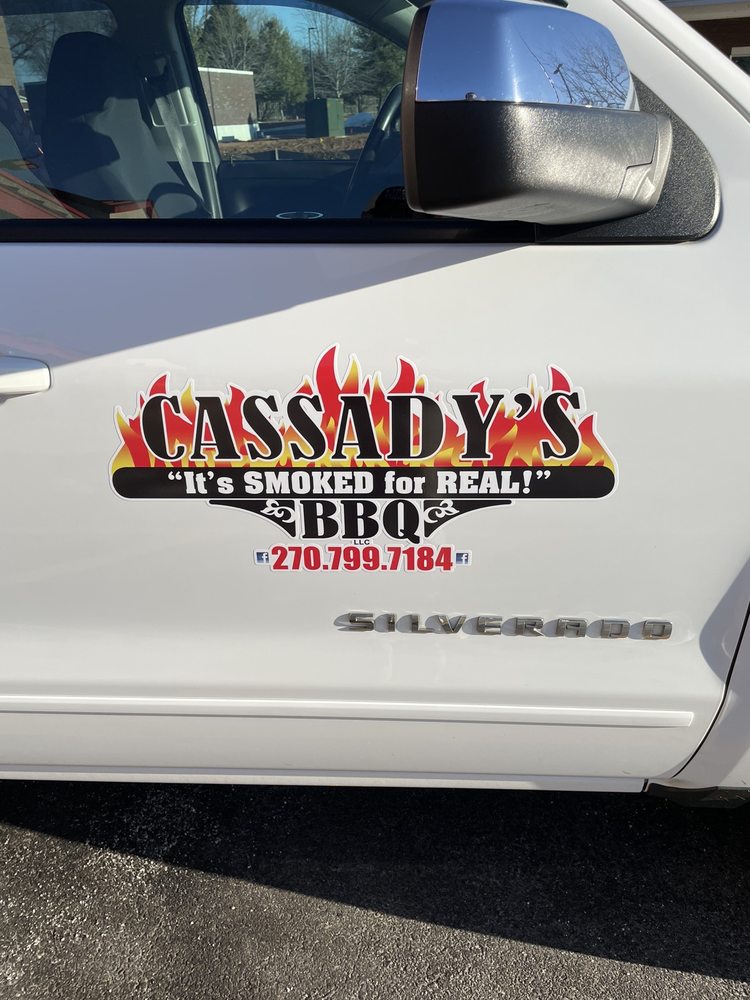 Cassady’s real smoke Bbq Logo