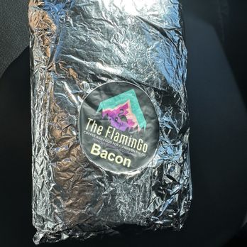 The FlaminGo - Bacon Breakfast burrito - Coffee & Tea Near Me - Poncha Springs, Colorado The FlaminGo - Bacon Breakfast burrito - Coffee & Tea Near Me - Poncha Springs, Colorado