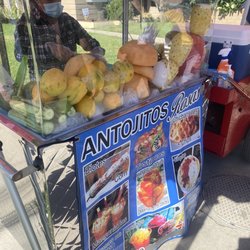 Antojitos Rosas - Fruit, shaved ice (Raspados), tostilocos, elote (corn on the cob)