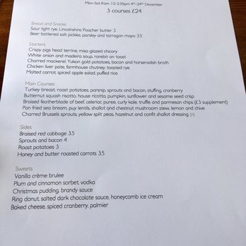 Hispi - Festive menu - Bistros Near Me - Manchester, XGM