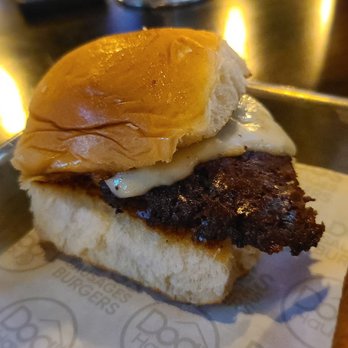 Dog Haus Biergarten - Slider. Really good! I would absolutely get a full size burger here. - Burgers Near Me - Austin, Texas Dog Haus Biergarten - Slider. Really good! I would absolutely get a full size burger here. - Burgers Near Me - Austin, Texas