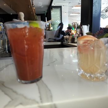 The Henry - My Bloody Mary & my wifes Tai Grapefruit Smash - Coffee & Tea Near Me - Coronado, California