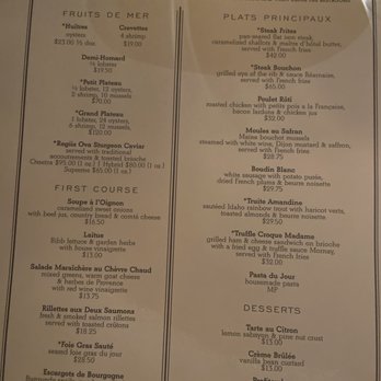 Bouchon - Menu - French Near Me - Las Vegas, Nevada