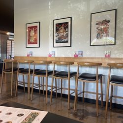 Ramen Musashi - Bar Area Decor