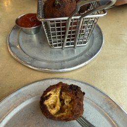 Mac and Cheese Bites.