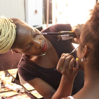 Zarielle - Zarielle working her magic on one of my models. - Makeup Artists Near Me Zarielle - Zarielle working her magic on one of my models. - Makeup Artists Near Me