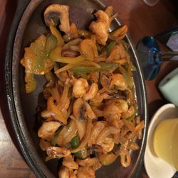 Zapata - shrimp fajitas