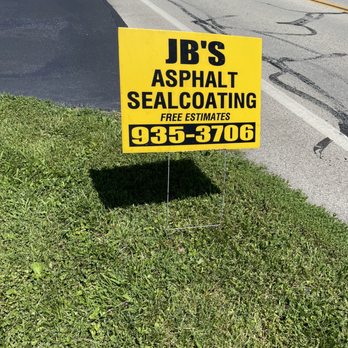 JB'S ASPHALT SEALCOATING - a yard sign - General Contractors Near Me JB'S ASPHALT SEALCOATING - a yard sign - General Contractors Near Me