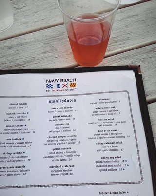 Menu photo 3 Navy Beach Montauk, NY