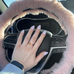 Lucky Nail - my nails, very very light purple..(which is the vibe i wanted) so happy with them!
