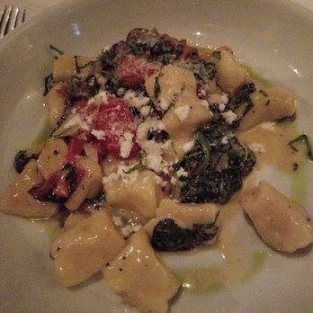 Langdon's - Local goat cheese gnocchi with prosciutto, roasted tomatoes, spinach and basil. - New American Near Me - Mt Pleasant, South Carolina Langdon's - Local goat cheese gnocchi with prosciutto, roasted tomatoes, spinach and basil. - New American Near Me - Mt Pleasant, South Carolina