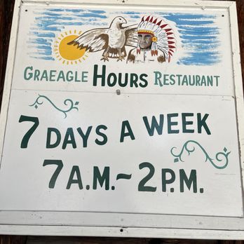 Graeagle Restaurant - Sign out Front - American Near Me - Blairsden-Graeagle, California